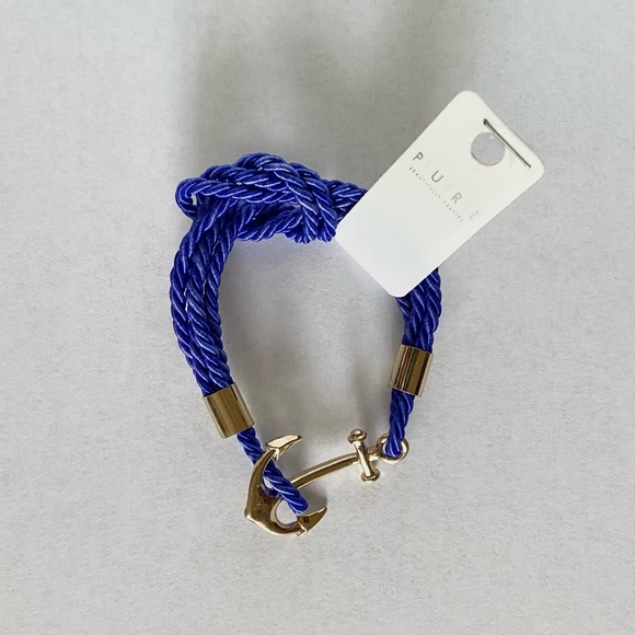 Braided Rope Anchor Bracelet - Picture 5 of 7